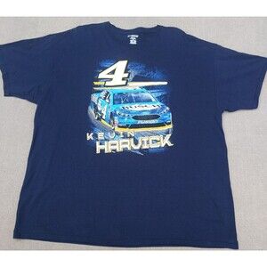 Kevin Harvick #4 Stewart-Haas Racing  Dark Blue 2XL T-shirt NASCAR Pre-owned